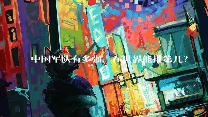 中国军队有多强，在世界能排第几？